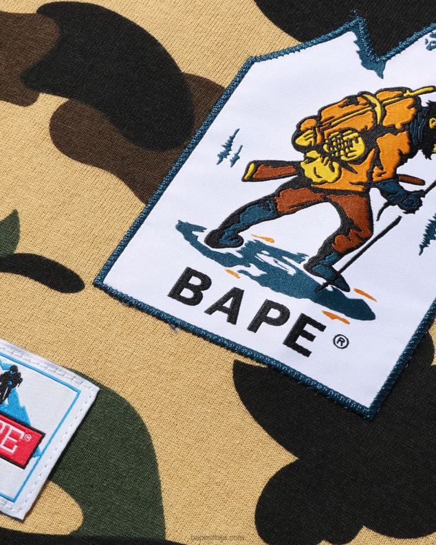 жута Жене A Bathing Ape мулти лабел 1. цамо мајица J4280920