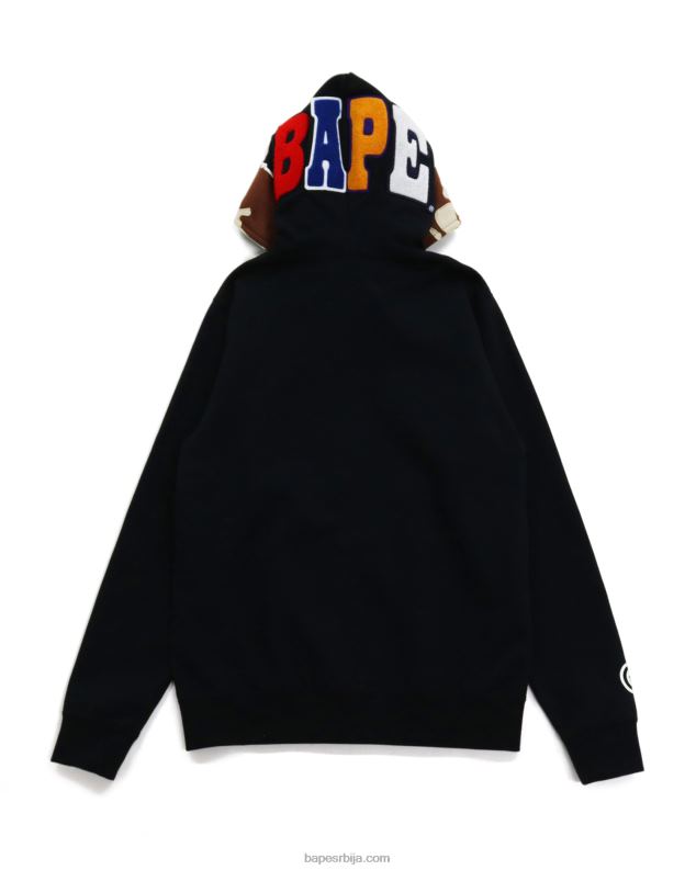 црн Жене A Bathing Ape 2. дуксерица са пуним патентним затварачем J42801036