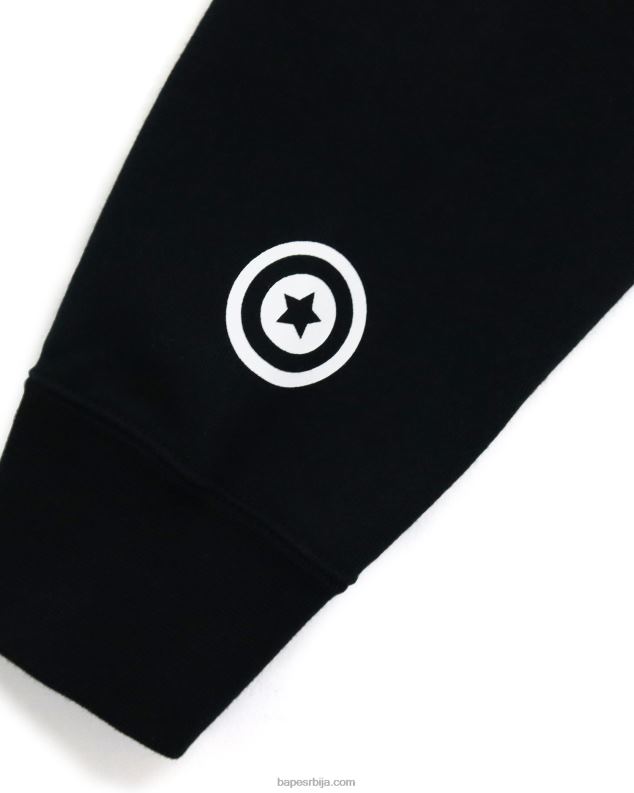 црн Жене A Bathing Ape 2. дуксерица са пуним патентним затварачем J42801036