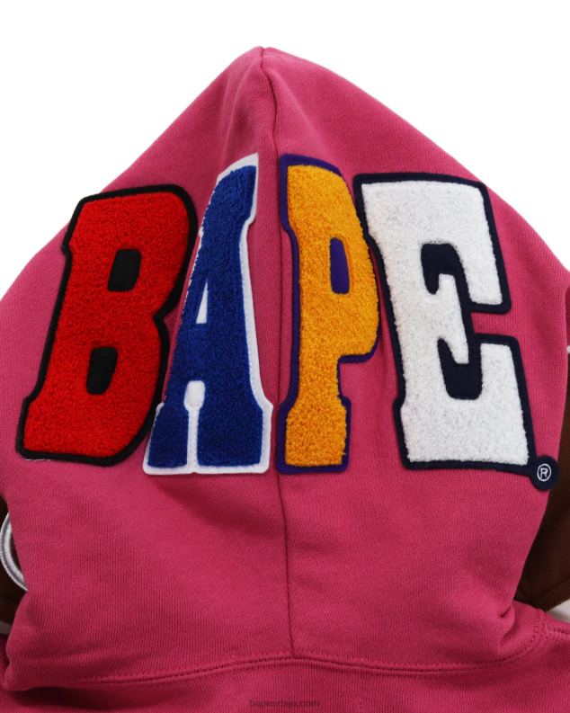 карминска ружа Жене A Bathing Ape 2. дуксерица са пуним патентним затварачем J42801037