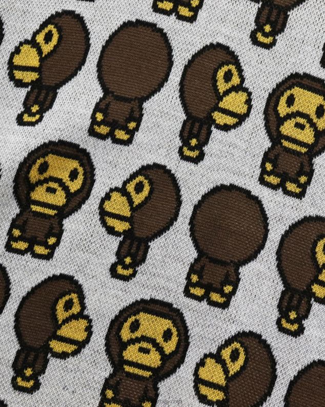 бео Жене A Bathing Ape беби мило превелики плетени џемпер J42801023