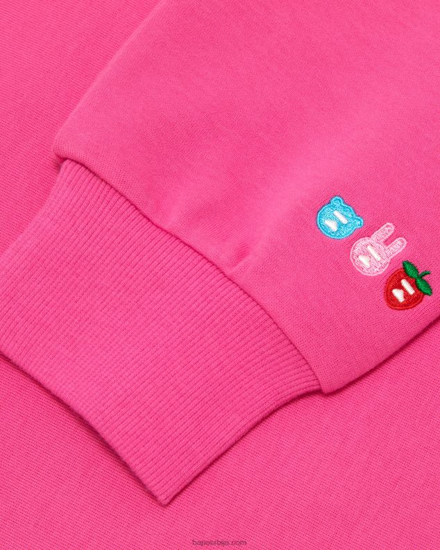 розе Жене A Bathing Ape апее лого изрезана капуљача J42801029