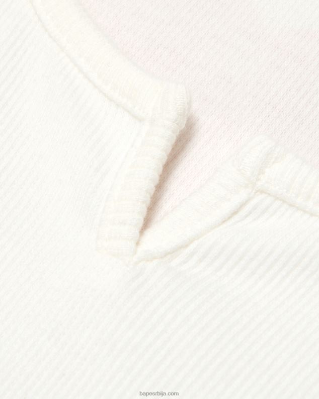 бео Жене A Bathing Ape скраћени врх танког кроја J42801035