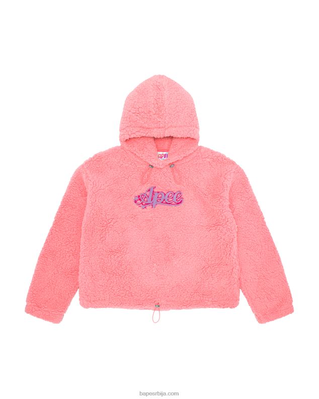 розе Жене A Bathing Ape превелика дуксерица J42801056