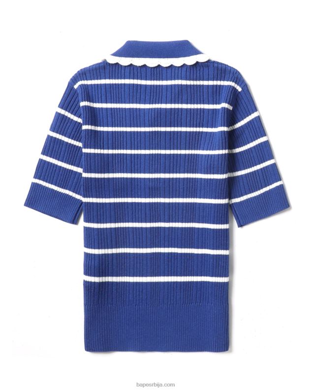 Плави Жене A Bathing Ape тракасти плетени врх J4280788