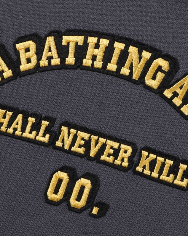 тамно сива Жене A Bathing Ape превелики пуловер с капуљачом J4280808