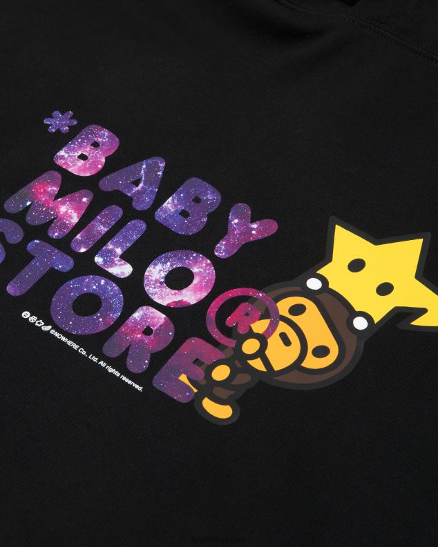 црн Жене A Bathing Ape баби мило хоодие J4280868