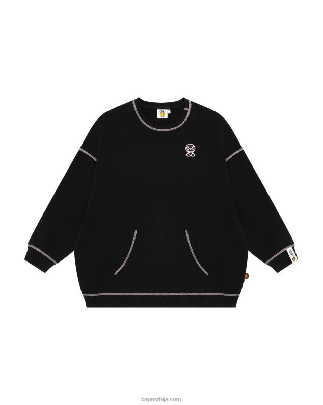 црн Жене A Bathing Ape баби мило дуксерица J4280869