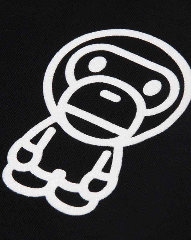 црн Жене A Bathing Ape баби мило хоодие J4280871