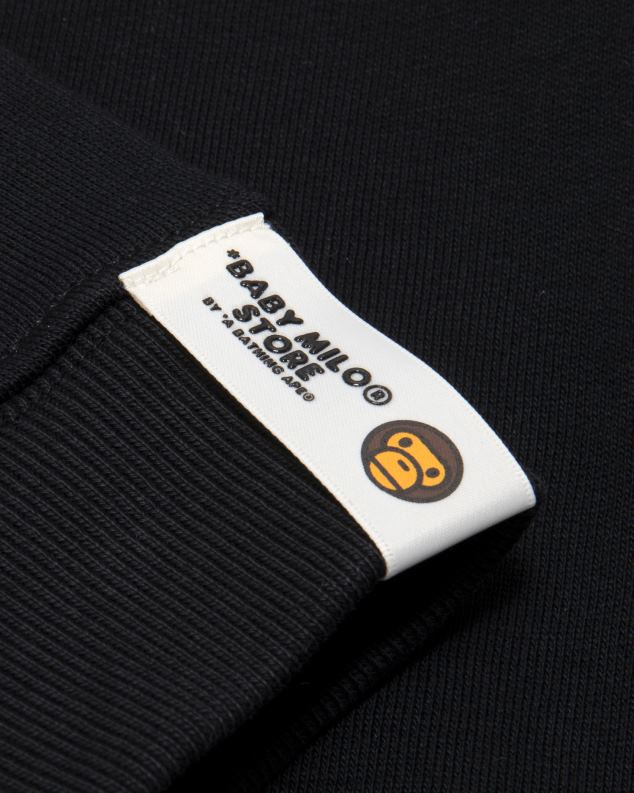 црн Жене A Bathing Ape баби мило хоодие J4280871