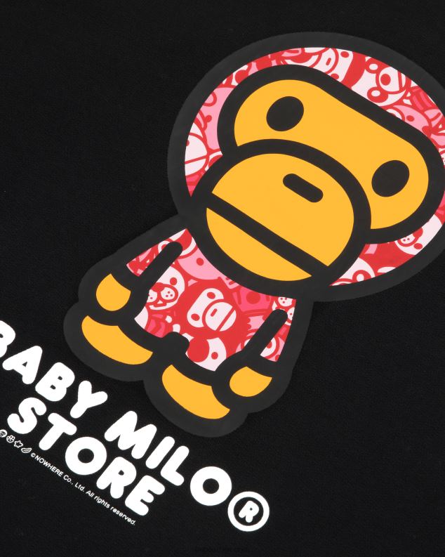 црн Жене A Bathing Ape баби мило дуксерица са округлим изрезом J4280905