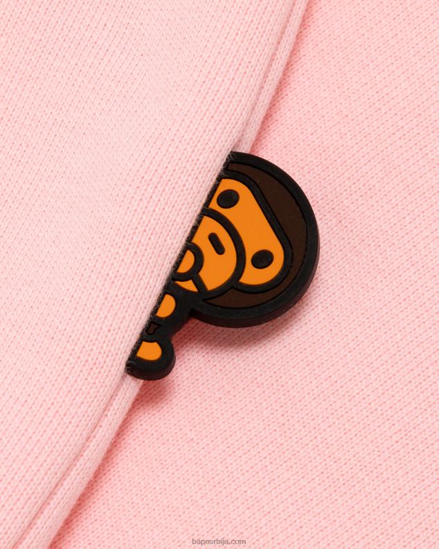 розе Жене A Bathing Ape баби мило дуксерица са округлим изрезом J4280906
