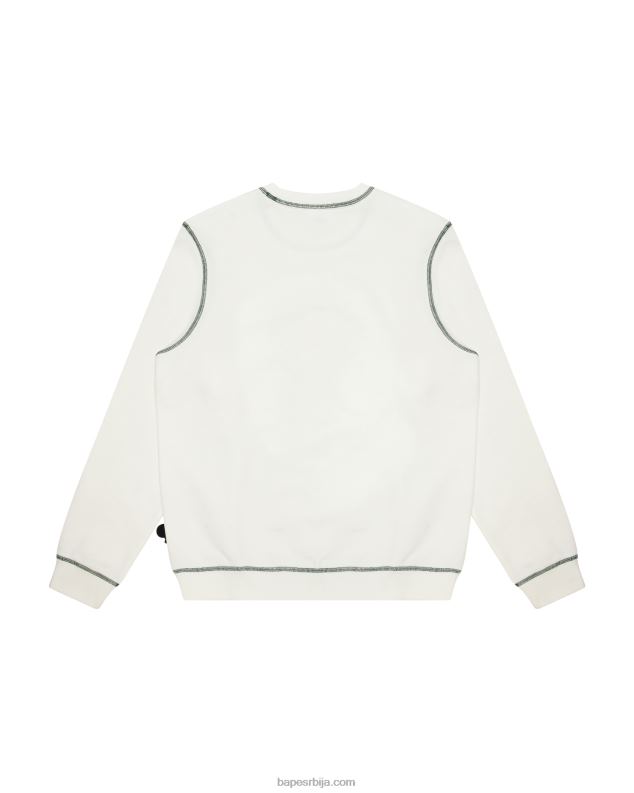 бео Жене A Bathing Ape баби мило дуксерица са округлим изрезом J4280907