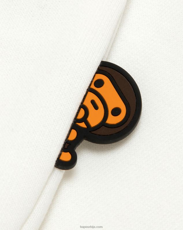 бео Жене A Bathing Ape баби мило дуксерица са округлим изрезом J4280907