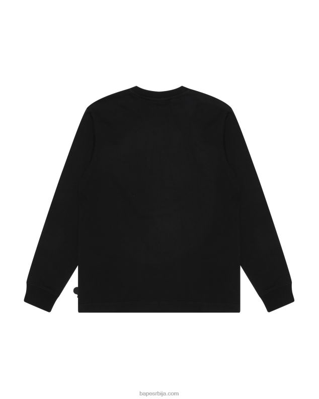 црн Жене A Bathing Ape баби мило мајица дугих рукава са графиком J4280913