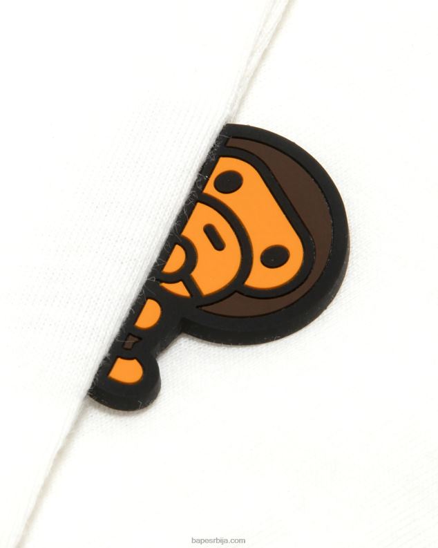 бео Жене A Bathing Ape баби мило мајица дугих рукава са графиком J4280914