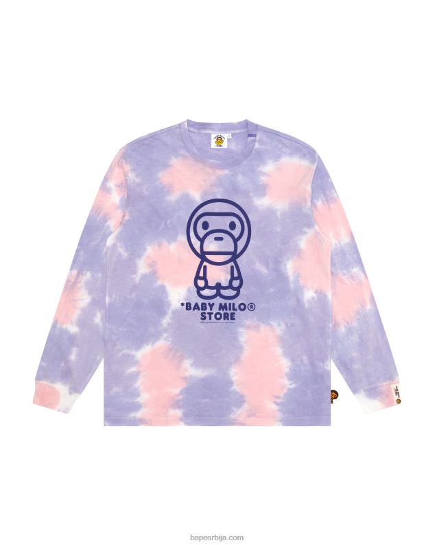 љубичаста Жене A Bathing Ape баби мило мајица дугих рукава J4280915