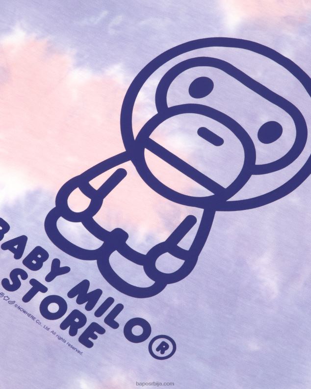 љубичаста Жене A Bathing Ape баби мило мајица дугих рукава J4280915
