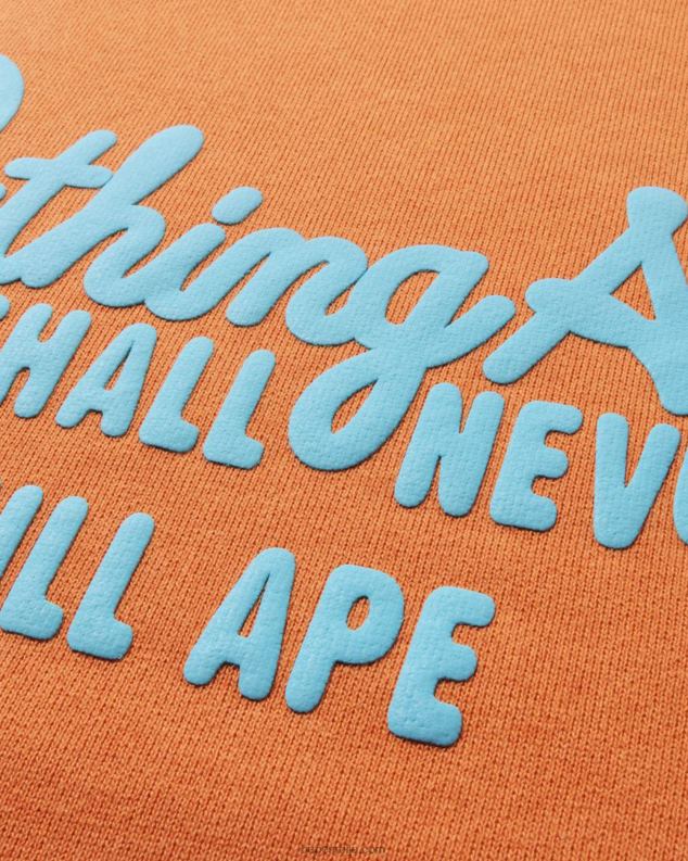 наранџаста Жене A Bathing Ape Пуловер с капуљачом у боји са шавовима J4280971