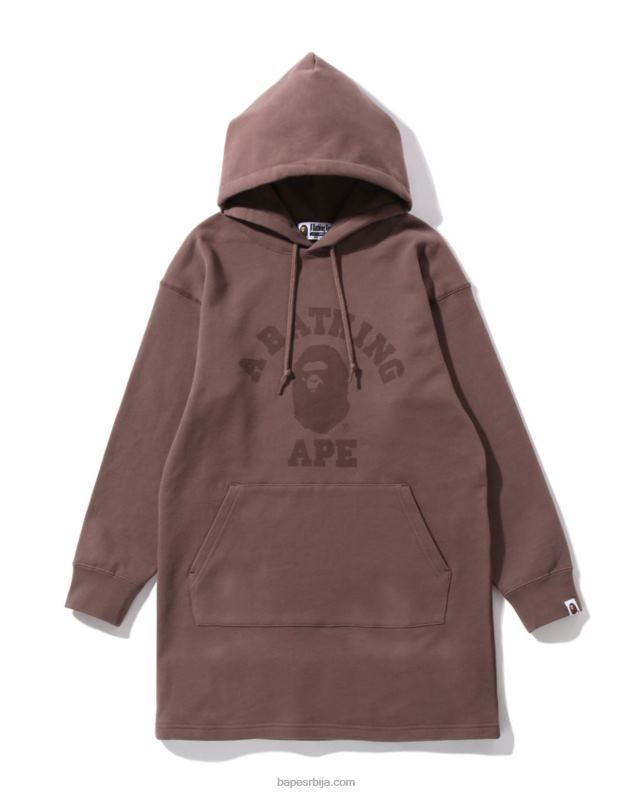 браон Жене A Bathing Ape хеад оне поинт хоодие једноделни J4280975