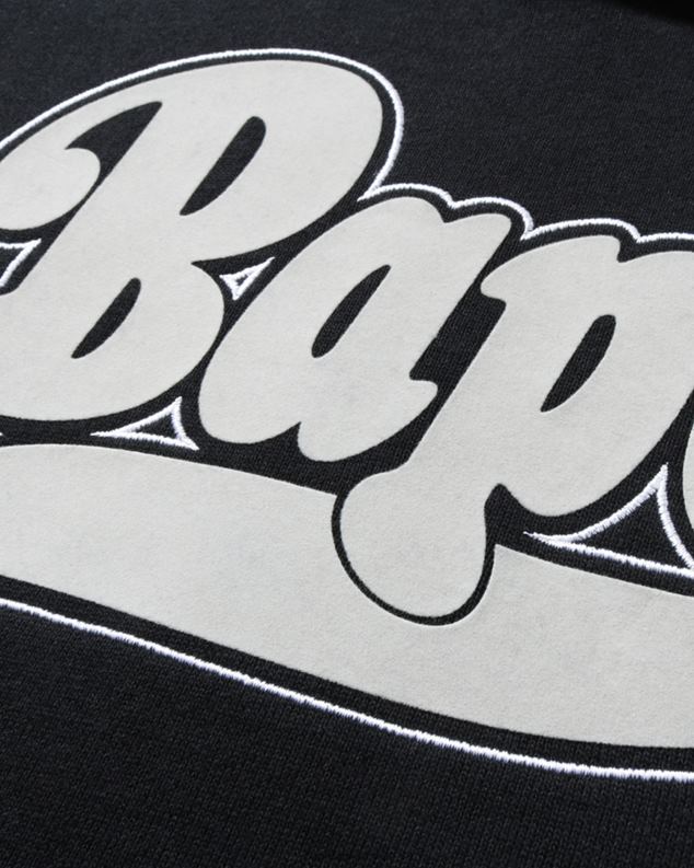 црн Жене A Bathing Ape превелики пуловер с капуљачом J4280978
