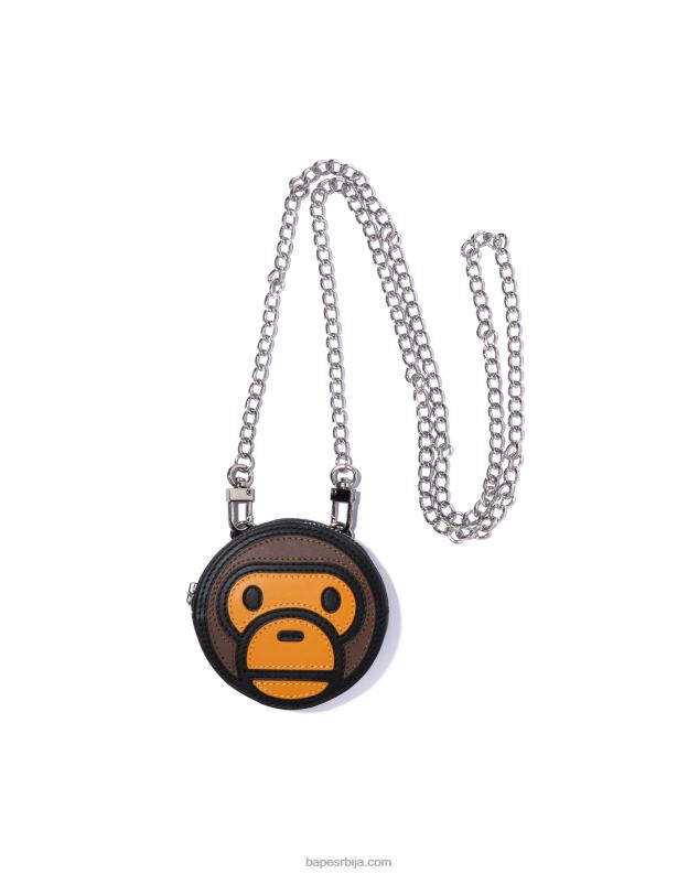 црн Жене A Bathing Ape баби мило мини торба за раме J42801067
