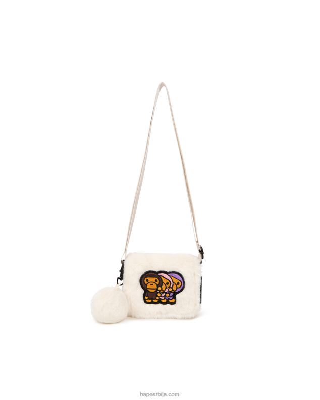 бео Жене A Bathing Ape мини цроссбоди торба J42801130
