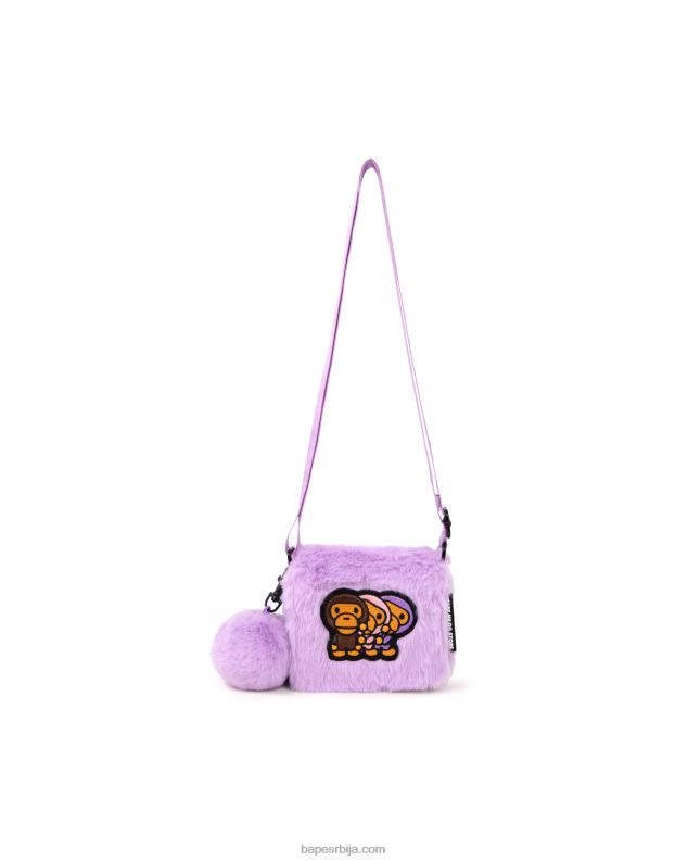 љубичаста Жене A Bathing Ape мини цроссбоди торба J42801131