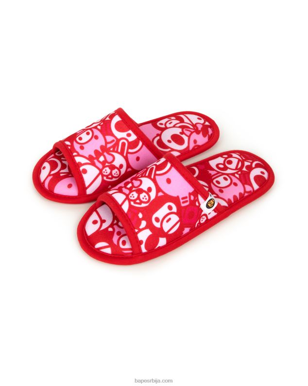 розе Жене A Bathing Ape баби мило папуче J42801219