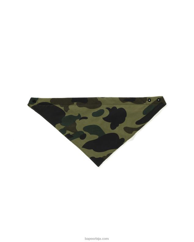 Војничко зелена клинци A Bathing Ape 1. цамо бандана биб J42801631