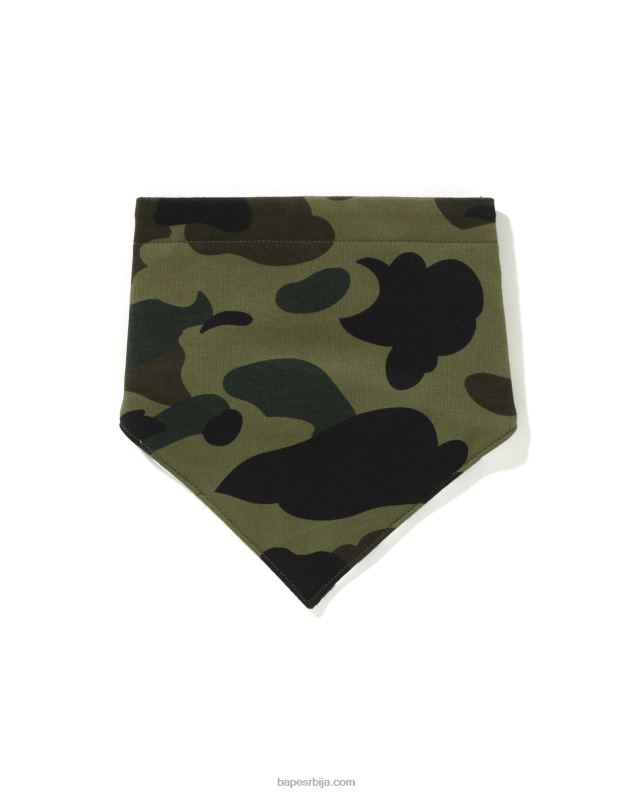 Војничко зелена клинци A Bathing Ape 1. цамо бандана биб J42801631