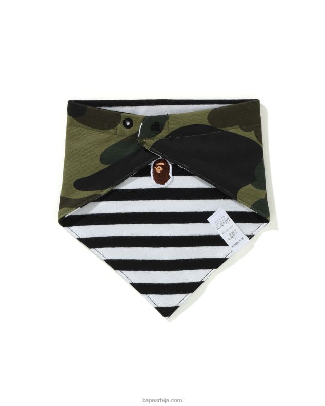 Војничко зелена клинци A Bathing Ape 1. цамо бандана биб J42801631