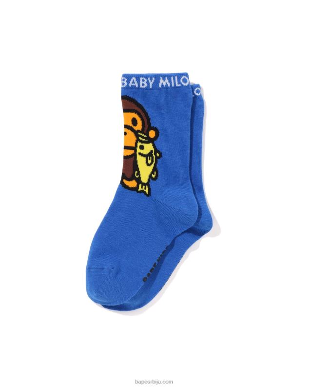 Плави клинци A Bathing Ape беби мило црне бас чарапе J42801389