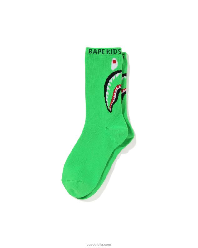 светло зелена клинци A Bathing Ape чарапе од ајкула J42801402