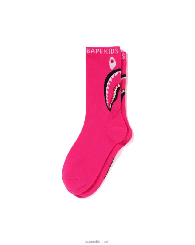 карминска ружа клинци A Bathing Ape чарапе од ајкула J42801403
