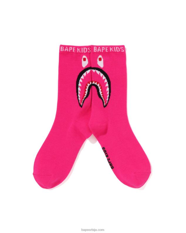 карминска ружа клинци A Bathing Ape чарапе од ајкула J42801403