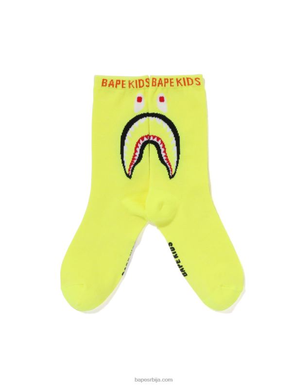 жута клинци A Bathing Ape чарапе од ајкула J42801404