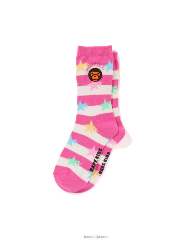 розе клинци A Bathing Ape хооп баби мило ста чарапе J42801415