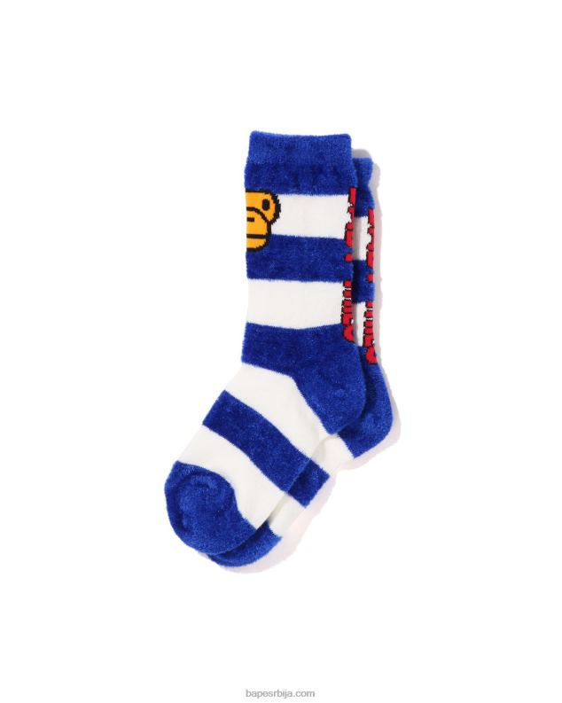 Плави клинци A Bathing Ape хооп баби мило фаце чарапе J42801501