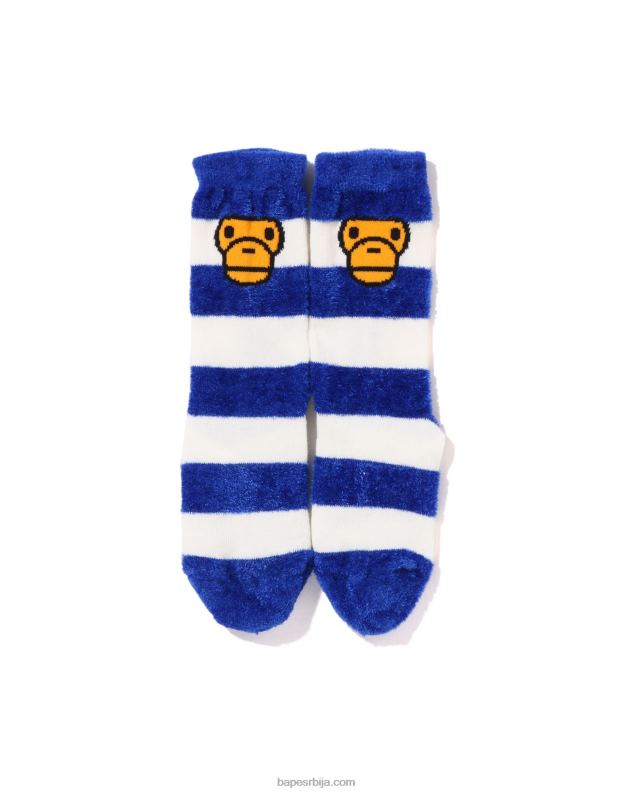 Плави клинци A Bathing Ape хооп баби мило фаце чарапе J42801501