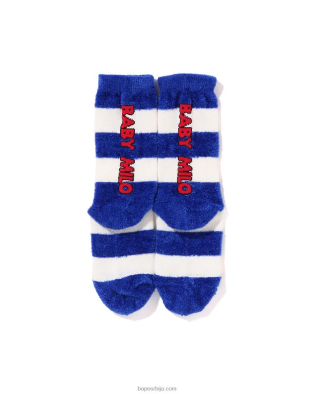 Плави клинци A Bathing Ape хооп баби мило фаце чарапе J42801501