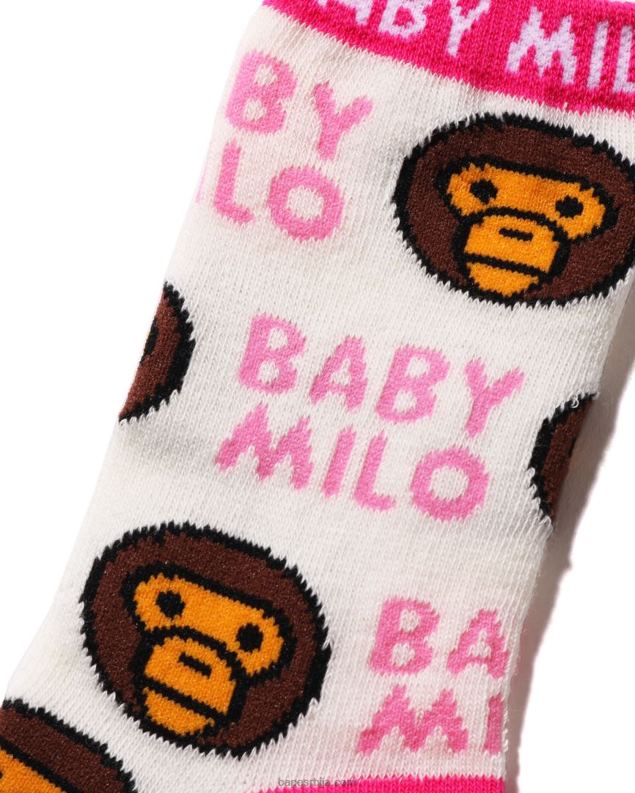 бео клинци A Bathing Ape беби мило чарапе J42801532