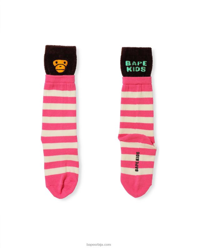 розе клинци A Bathing Ape баби мило слојевите чарапе J42801770