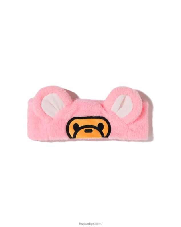 розе клинци A Bathing Ape баби мило беар еар боа трака за косу J42801535