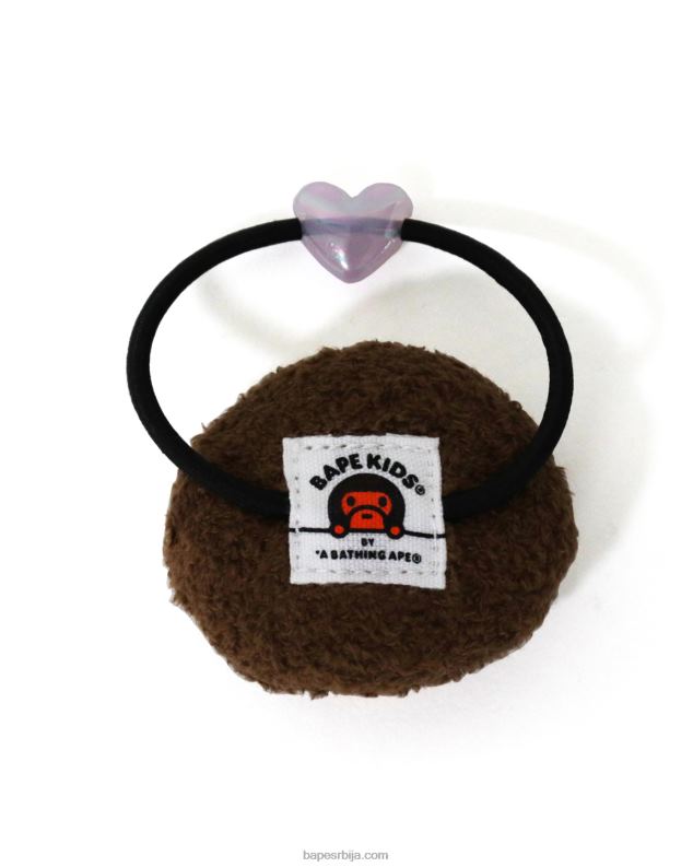 браон клинци A Bathing Ape баби мило хаир гумени додатак J42801780