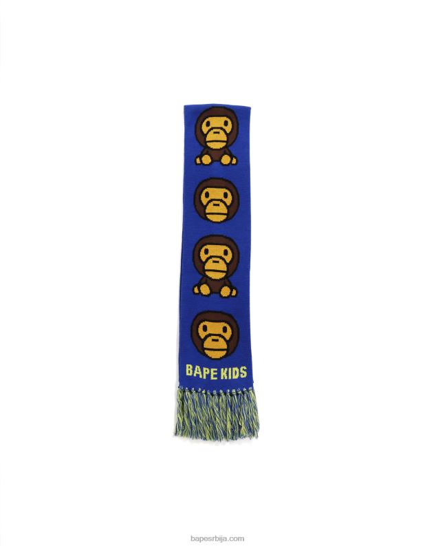 Плави клинци A Bathing Ape баби мило плетени шал J42801766