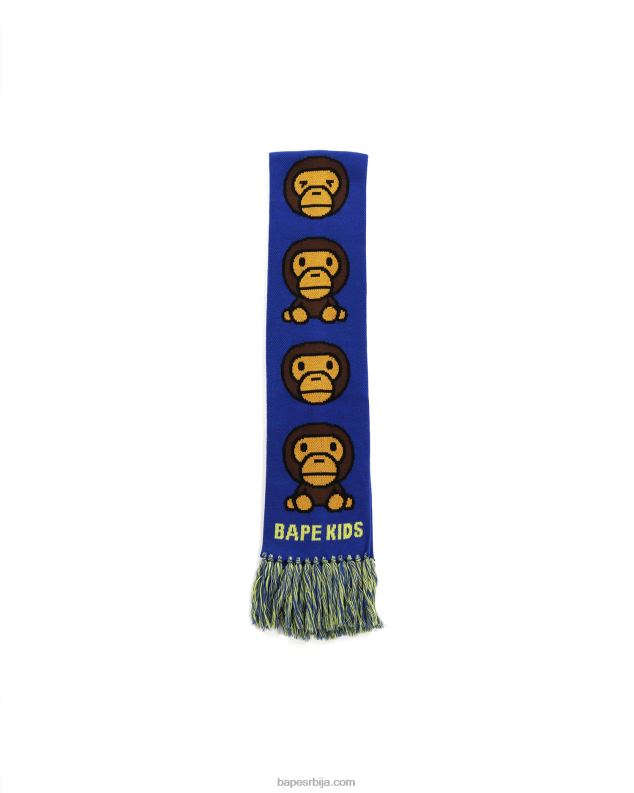 Плави клинци A Bathing Ape баби мило плетени шал J42801766