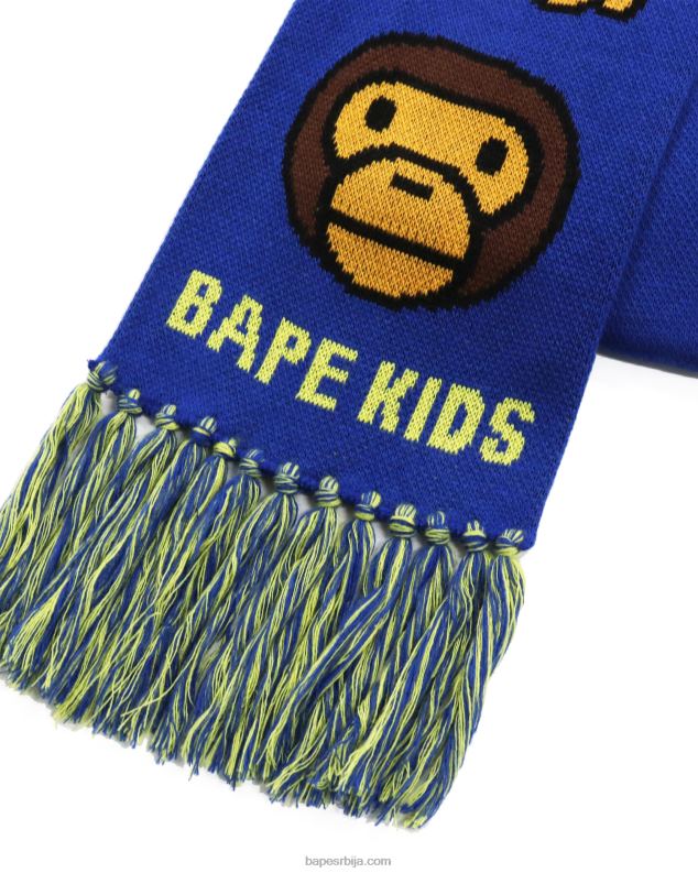 Плави клинци A Bathing Ape баби мило плетени шал J42801766