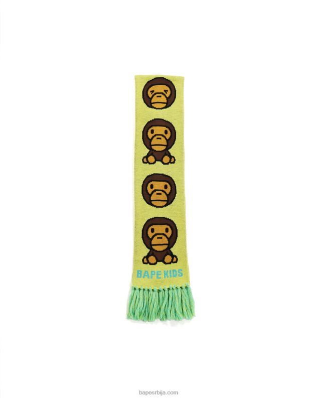 жута клинци A Bathing Ape баби мило плетени шал J42801768