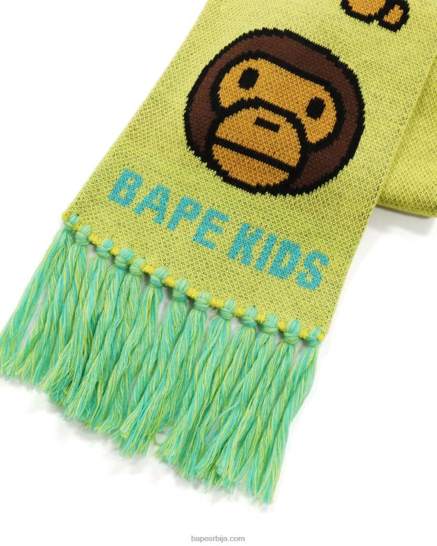 жута клинци A Bathing Ape баби мило плетени шал J42801768